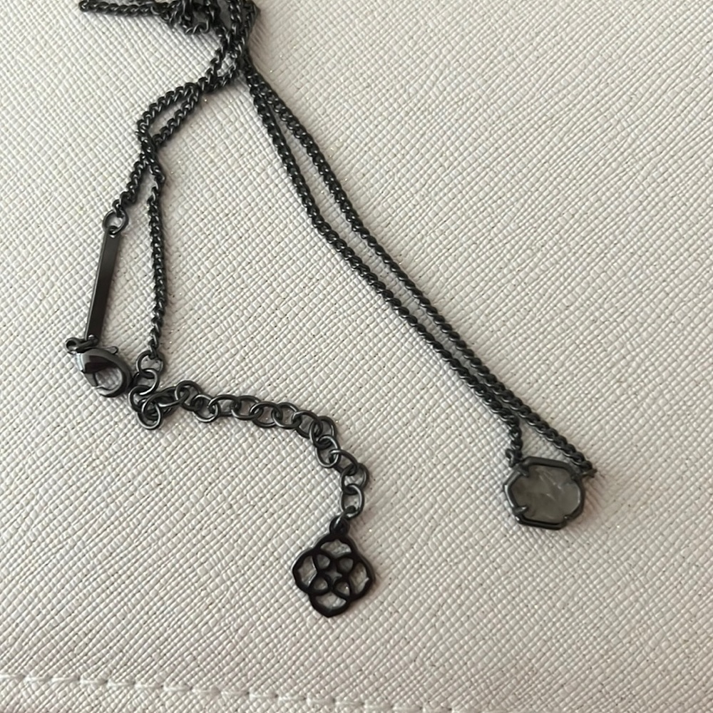 Gunmetal Kendra Scott Necklace